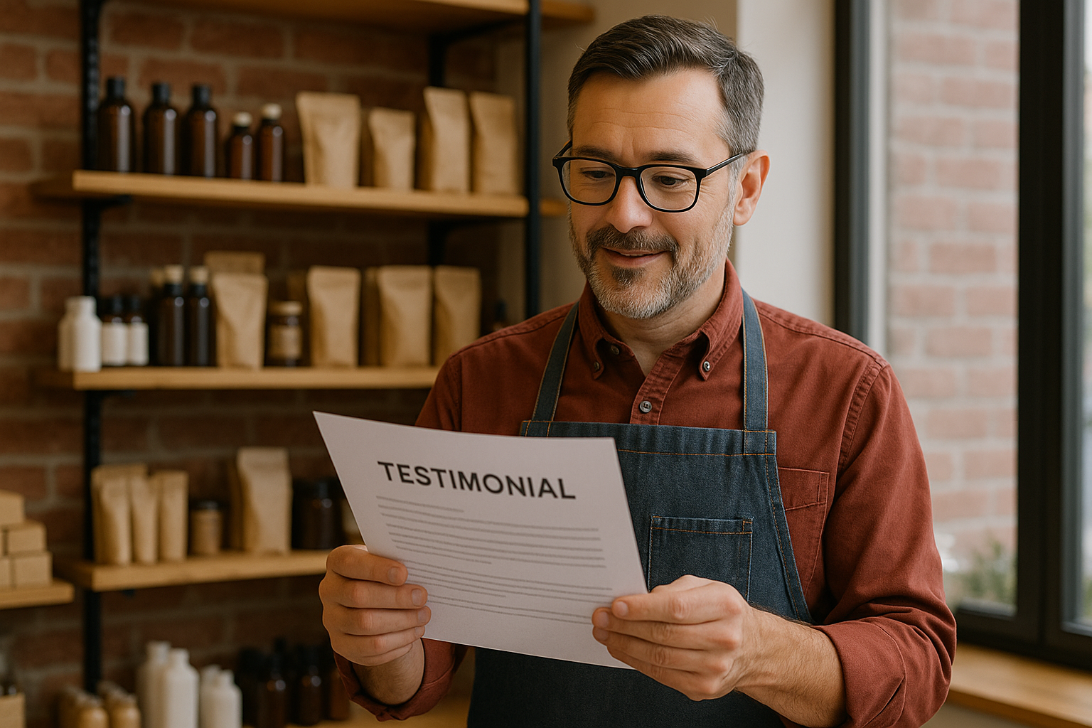 Reading testimonials